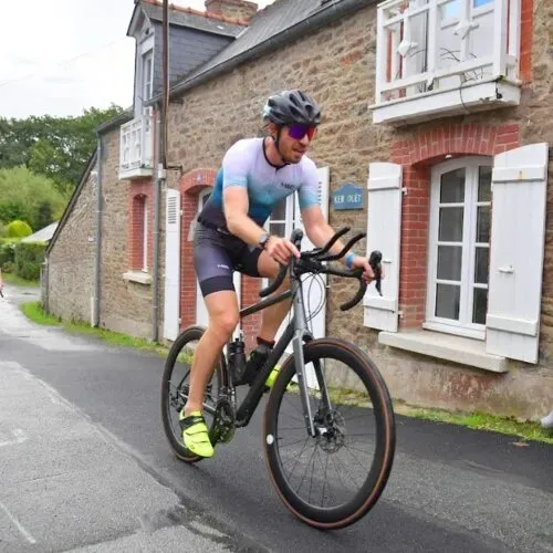 Alexandre au triathlon de Dinard